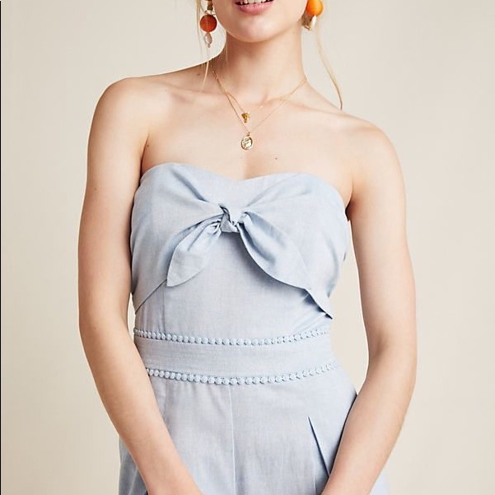 ANTHROPOLOGIE -Greylin Jackie Strapless Jumpsuit